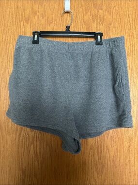American Eagle Gray Fleece Shorts